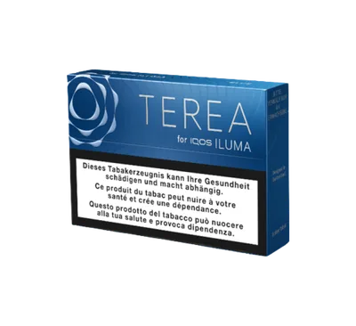 Стики TEREA Blue KZ — упаковка TEREA для IQOS ILUMA, освежающий ментол и мята, фото АЙКОС СТОР