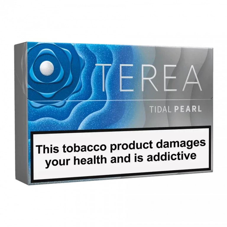 Стики TEREA Tidal Pearl KZ — упаковка TEREA для IQOS ILUMA, табак с нотами чая, капсула ментола, фото АЙКОС СТОР
