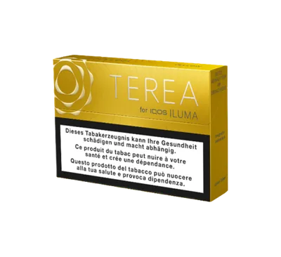 Стики TEREA Yellow KZ — упаковка TEREA для IQOS ILUMA, табак с цитрусовыми нотами, фото АЙКОС СТОР
